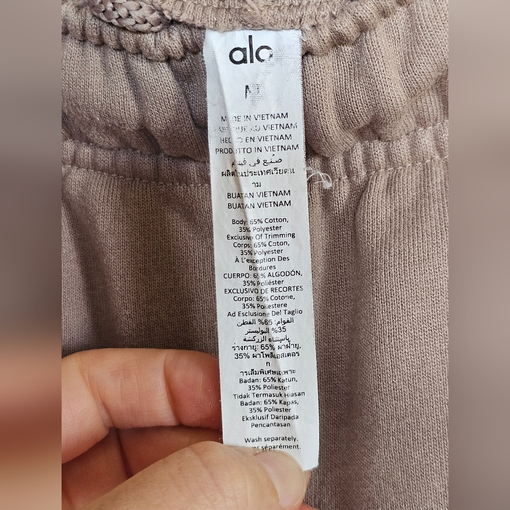 ALO Yoga Accolade Sweat Set in Gravel Size M - Picture 10 of 13